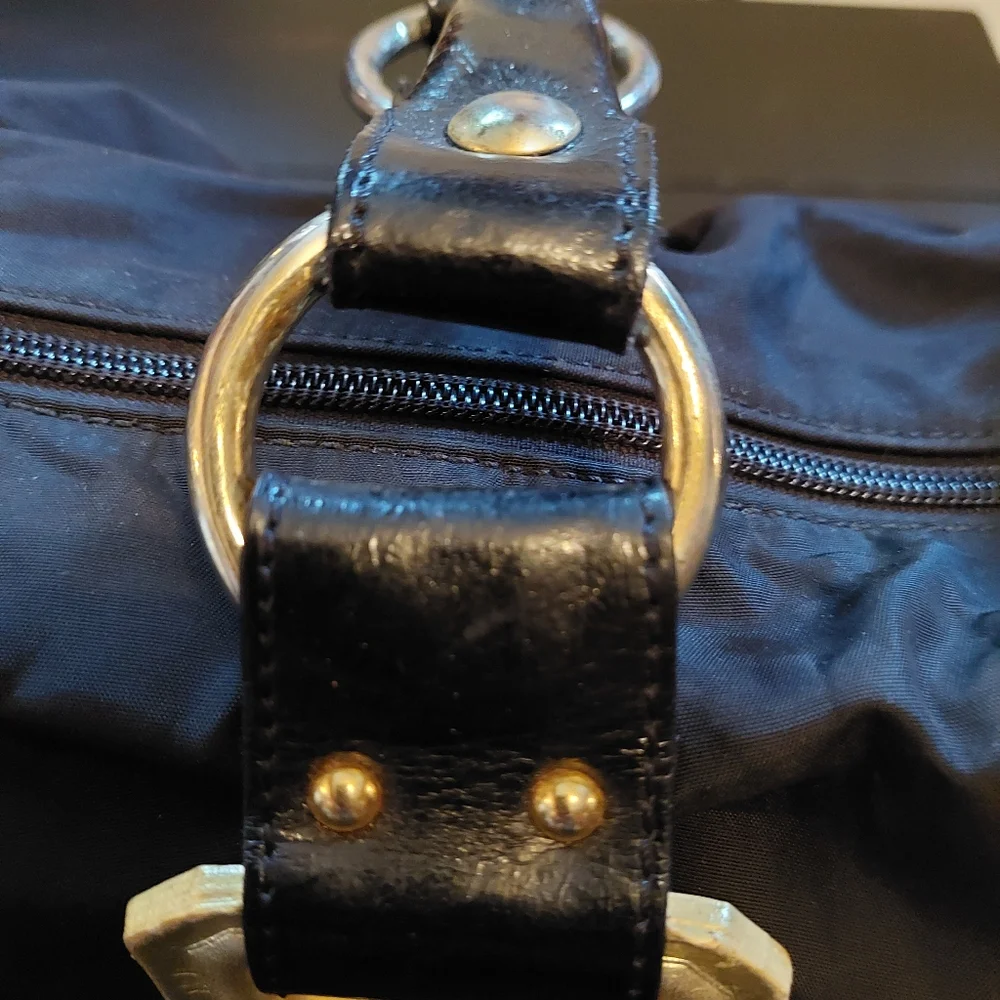 Versus By Gianni Versace Nylon andqwq Leather Bag - Picture 6 of 12